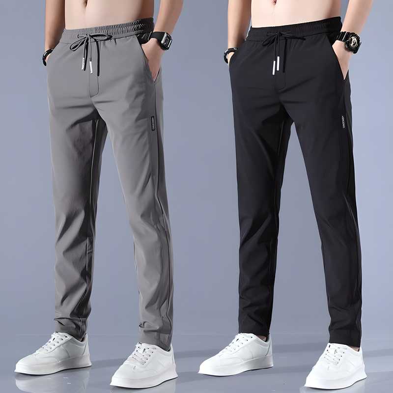 Men’s Comfort Stretch Track Pants – Pack of 2